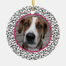 Pet Dog Memorial Photo Christmas Ornament