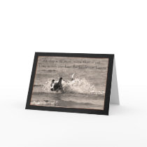 Pet Dog Sympathy Card - Touch Our Hearts