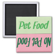 Pet Food Reminder Magnet
