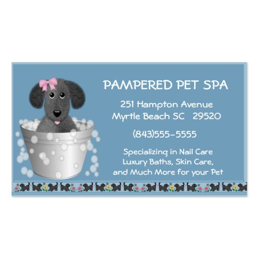 Pet Groomer Business Card