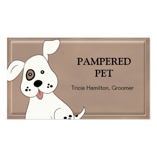 Pet Groomer/ Vet Business Card