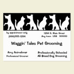 Pet Grooming Business And Appointment Card business cards