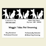Pet Grooming Business And Appointment Card business cards
