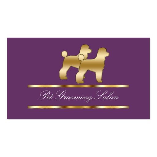 Pet Grooming Business Cards