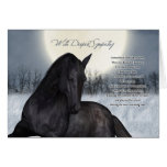 Pet Horse Sympathy Card, Loss Of Pet Horse