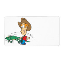 pet iguana custom shipping labels