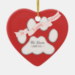 Pet In loving memory ornament add photo