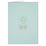 Pet Loss Sympathy From Single Blue Cards