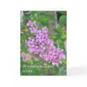 Pet Loss Sympathy Series - Lilacs card