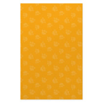 Pet Lover Paw Print Hearts Tangerine Customized Stationery