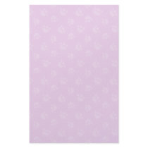 Pet Lover Paw Print Hearts Thistle Custom Stationery
