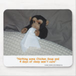 Pet Monkey with a Bad Cold Mouse Mat Mousepads