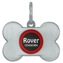 Pet name identification girl pet ID tags