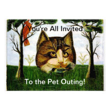 PET OUTING INVITATION - for all pets ara artist