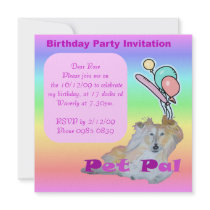 Pet Pal invitations