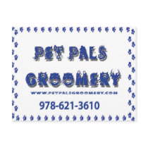 Pet Pals Groomery Postcard by alex539 Pet Pals Groomery Postcard
