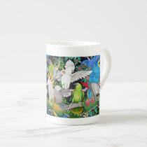 Pet Parrots of the World Bone China Mug