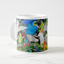 Pet Parrots of the World Jumbo Mug