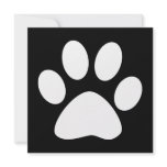 pet paw custom invitation