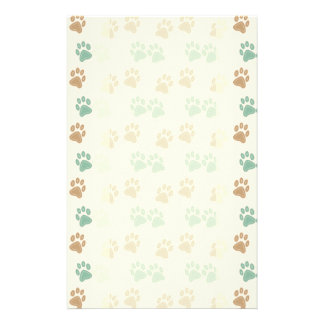 Paw Stationery, Custom Paw Stationary