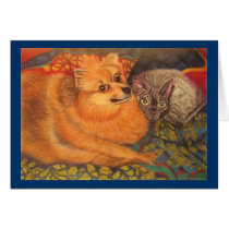 Pet-portrait Greeting card cards