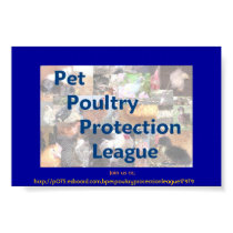 Pet Poultry Protection League posters
