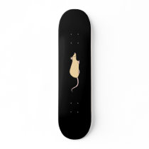 Pet Rat. Fawn. Skateboard Deck