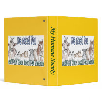 Pet Rescue 3 Ring Binders