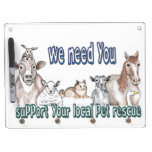 Pet Rescue Dry Erase Whiteboards