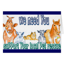 Pet Rescue Greeting Card