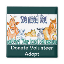 Pet Rescue Magnet