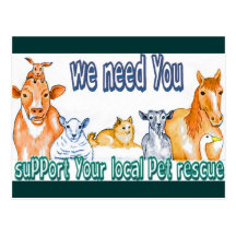 Pet Rescue Postcards