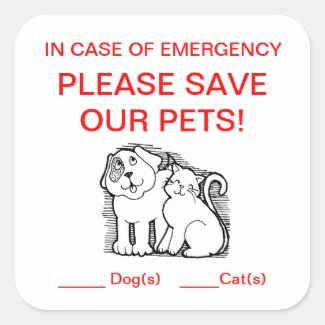 Pet Rescue Sticker