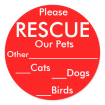 Pet Rescue Stickers by malibuitalian Pet Rescue Stickers