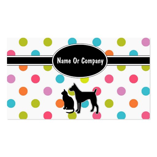 Pet Service Business Cards