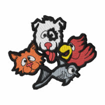Pet Shop Logo embroidered shirts