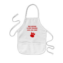 Pet Sitter & Dog Walker Paw Print Aprons