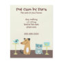 Pet Sitter's Advertising Custom Flyer Pet Sitter's Advertising Custom Flyer