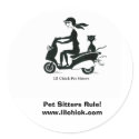 Pet Sitters Rule! - Customized stickers