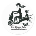 Pet Sitters Rule! stickers
