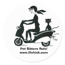 Pet Sitters Rule! stickers