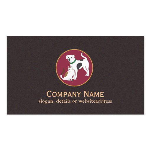 Pet Sitting Business Card (front side)