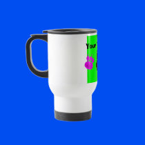 Pet Sitting Services Paw Print Coffee Mugs