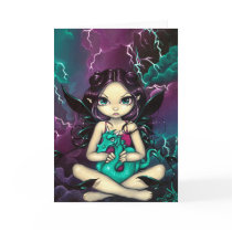 "Pet Storm Dragon" Greeting Card by strangeling "Pet Storm Dragon" Greeting Card
