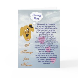 Pet Sympathy/Dog~female owner card