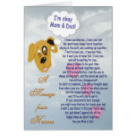 Pet Sympathy/Dog-Mom & Dad Cards