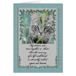Pet Sympathy Loss of Cat Card