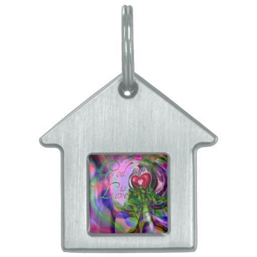 Pet Tag/ Keychain ``God is Love´´