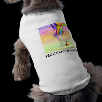 Pet Tees, Maxxed Pop Art Martini pet clothing