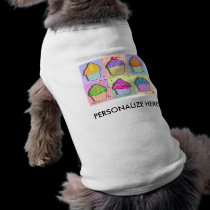 Pet Tees - Pop Art Cupcakes pet clothing